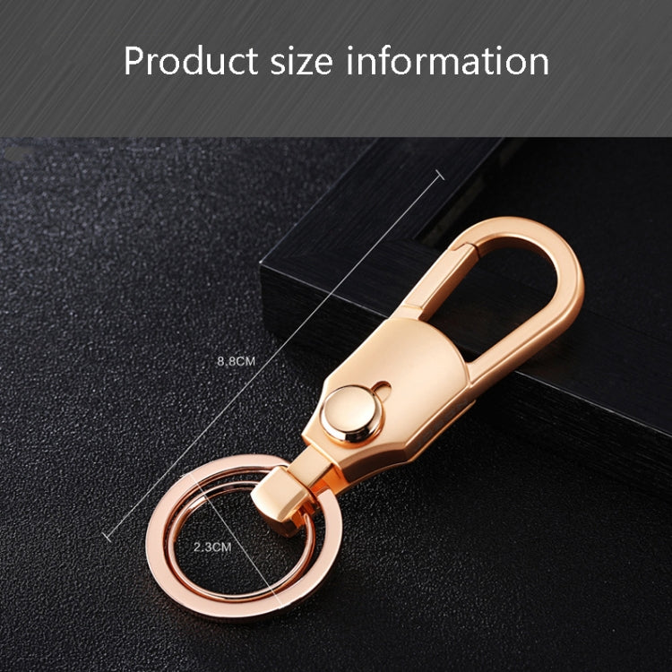 JOBON ZB-098 Car Keychain Men Waist Holding Key Pendant Ring(Golden) - Key Rings by JOBON | Online Shopping UK | buy2fix