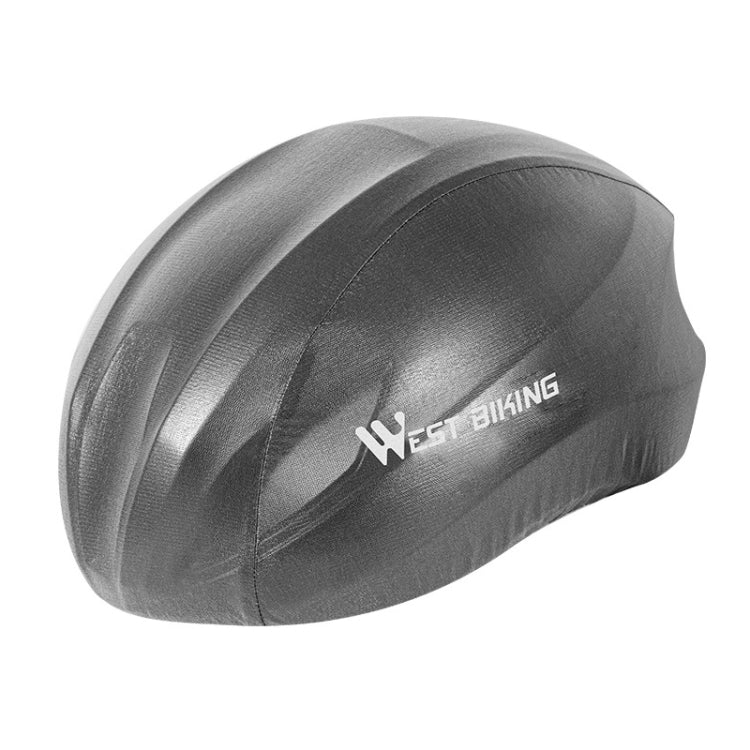 WEST BIKING YP0708080 Mountain Road Bike Cycling Helmet Windproof Dustproof Reflective Rainproof Cover, Size: Free Size(Dark Grey) - Protective Helmet & Masks by WEST BIKING | Online Shopping UK | buy2fix