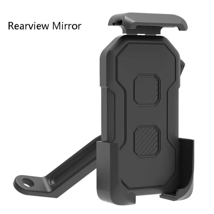 HW-68 Motorcycle Bicycle Navigation Mobile Phone Bracket, Style: Rearview Mirror - Holder by buy2fix | Online Shopping UK | buy2fix