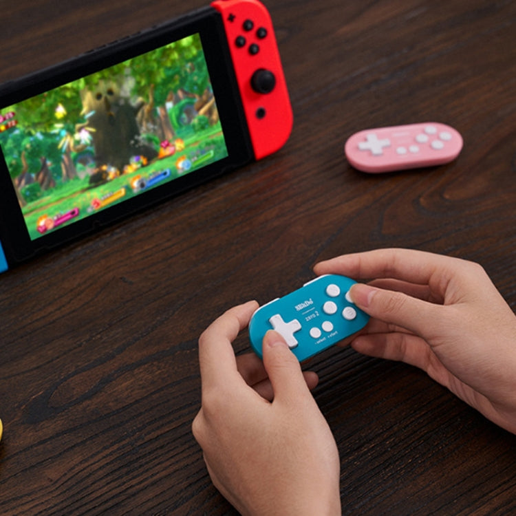 8Bitdo Zero2 Wireless Bluetooth Mini Handle For Switch / Windows / Android / MacOS / Steam / Respeberr(Pink) - Gamepads by 8Bitdo | Online Shopping UK | buy2fix