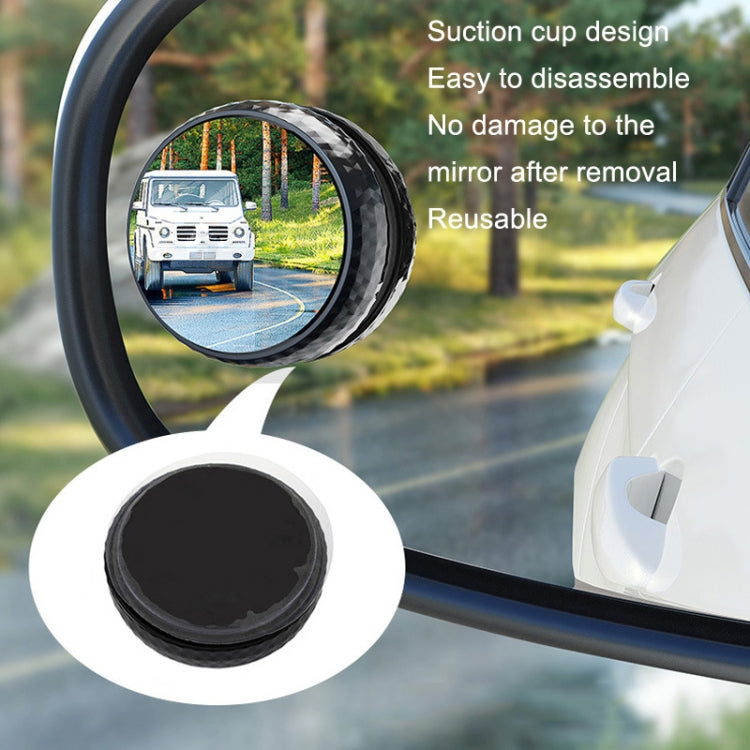Repeated Disassembly Absorbing Car Back Vision Reversing Small Round Mirrors, Color: Silver - In Car by buy2fix | Online Shopping UK | buy2fix