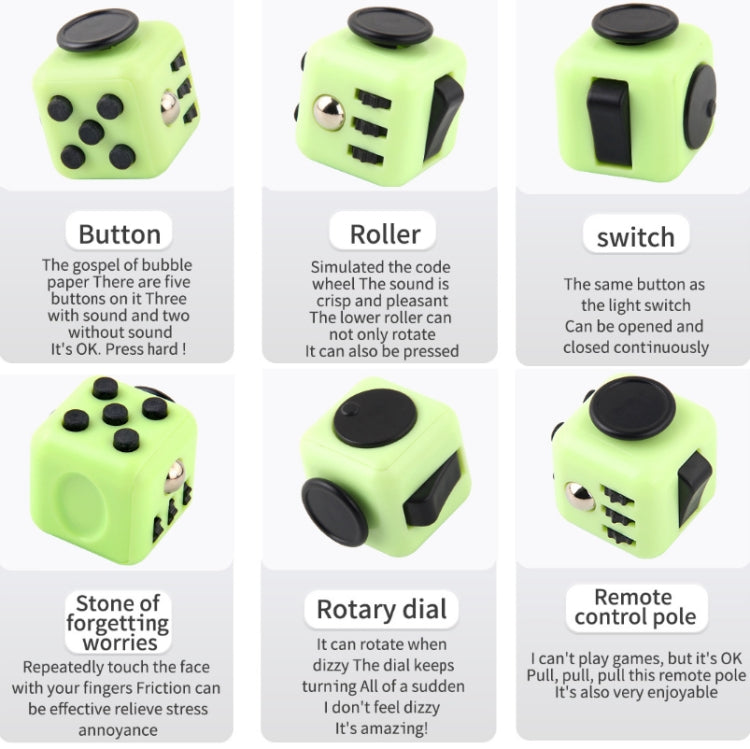 3 PCS Cube Decompression Toys For Adults & Children Unlimited Dice Vent Toys, Colour: Rainbow Color - Fidget Cube by buy2fix | Online Shopping UK | buy2fix