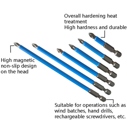 2 Sets 12 PCS 50mm Strong Magnetic Hand Drill Screwdriver Mouth Anti-Slip Screwdriver Bit - Drill & Drill Bits by buy2fix | Online Shopping UK | buy2fix