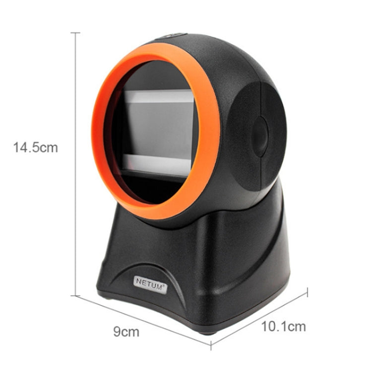 NETUM 2050 Supermarket Cashier Barcode QR Code Scanner Desktop Vertical Scanner, Specification： Enhanced Version - Barcode Scanner by NETUM | Online Shopping UK | buy2fix