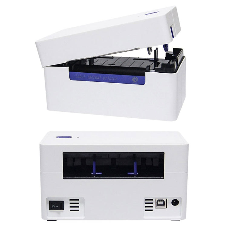 QIRUI 104mm Express Order Printer Thermal Self-adhesive Label Printer, Style:QR-488(US Plug) - Consumer Electronics by buy2fix | Online Shopping UK | buy2fix