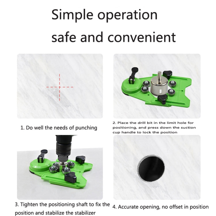 CY-0125 Auxiliary Tool For Glass Tile Suction Cup Opening Locator, Style: Double Handle - Others by buy2fix | Online Shopping UK | buy2fix