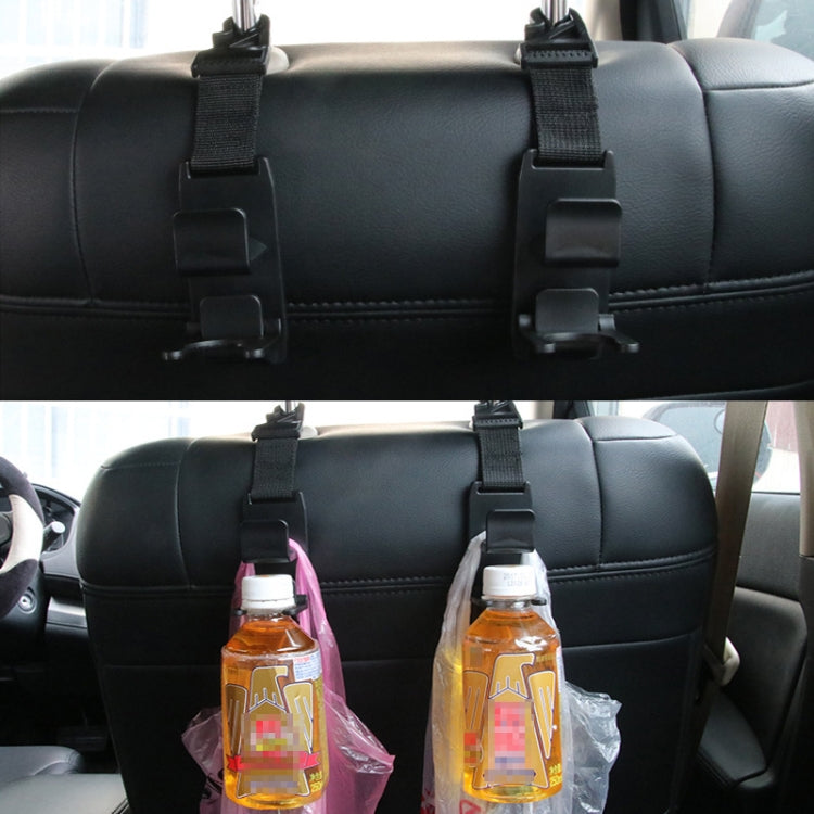 2 Packs SHUNWEI SD-2510 Car Headrest Multifunctional Storage Hook With Beverage Hook - In Car by SHUNWEI | Online Shopping UK | buy2fix
