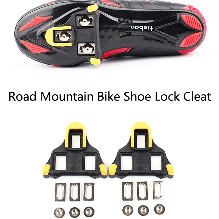 PROMEND Road Mountain Bike Shoe Lock Cleat Self-Locking Pedal Cleat(Highway Car Lock Yellow) - Outdoor & Sports by PROMEND | Online Shopping UK | buy2fix