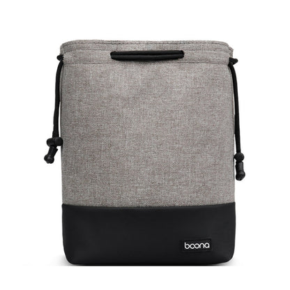 Baona Waterproof Micro SLR Camera Bag Protective Cover Drawstring Pouch Bag, Color: Large Gray - Camera Accessories by Baona | Online Shopping UK | buy2fix