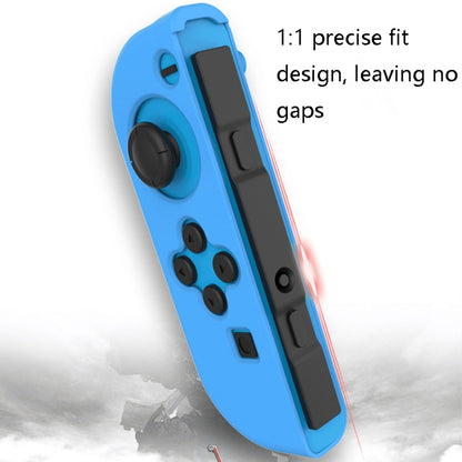 IINE Gamepad Silicone Flat Protective Sleeve Handle Split Silicone Case For Nintendo Switch Joy-Con(Double Red-L482) - Cases by IINE | Online Shopping UK | buy2fix