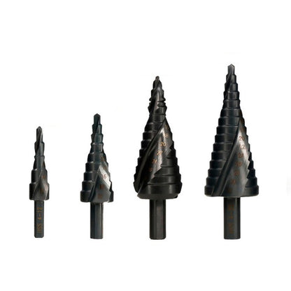 4-20mm Triangular Shank Spiral Flute Step Drill Bit - Drill & Drill Bits by buy2fix | Online Shopping UK | buy2fix