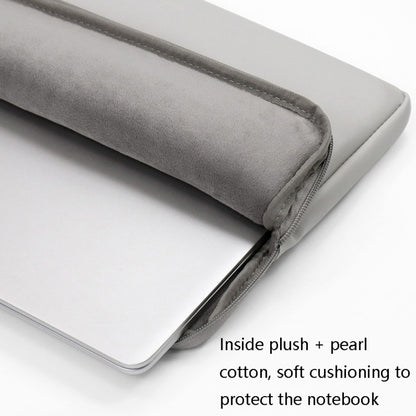 Baona BN-Q001 PU Leather Laptop Bag, Colour: Grey, Size: 11/12 inch - 12.1 inch by Baona | Online Shopping UK | buy2fix