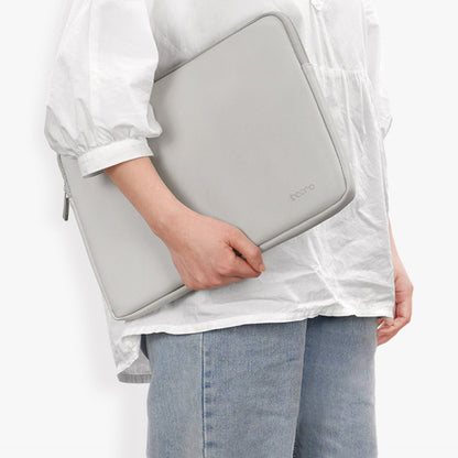 Baona BN-Q001 PU Leather Laptop Bag, Colour: Sky Blue, Size: 11/12 inch - 12.1 inch by Baona | Online Shopping UK | buy2fix
