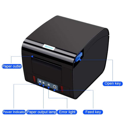 Xprinter XP-D230H 80mm Thermal Express List Printer with Sound and Light Alarm, Style:USB(UK Plug) - Consumer Electronics by Xprinter | Online Shopping UK | buy2fix
