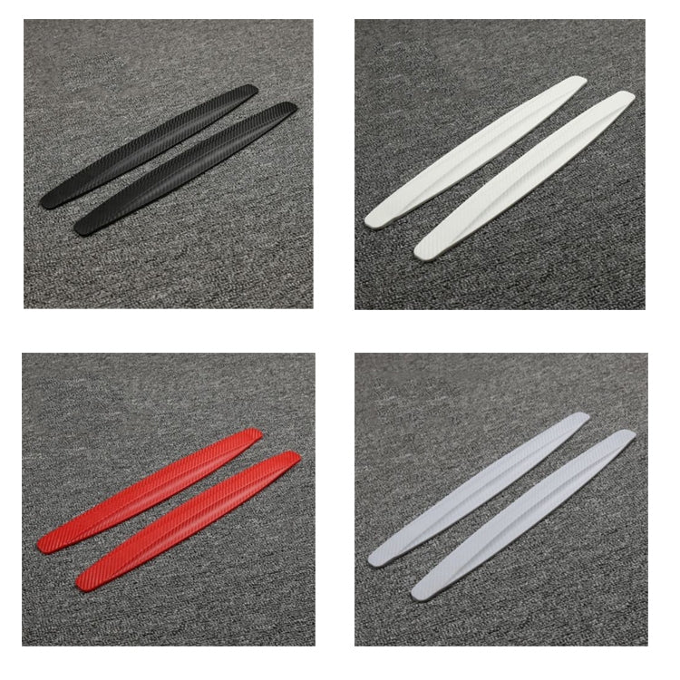 4 Pairs Car Front Rear Bumper Anti-Collision And Anti-Scratch Strips Body Scratch Decoration Stickers, Color: Red - In Car by buy2fix | Online Shopping UK | buy2fix