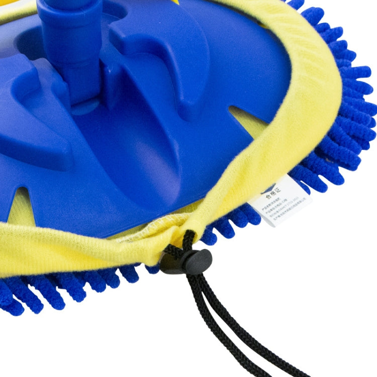 Chenille Water Brush Telescopic Rotary Roller Brush Cleaning Mop(Royal Blue) - In Car by buy2fix | Online Shopping UK | buy2fix