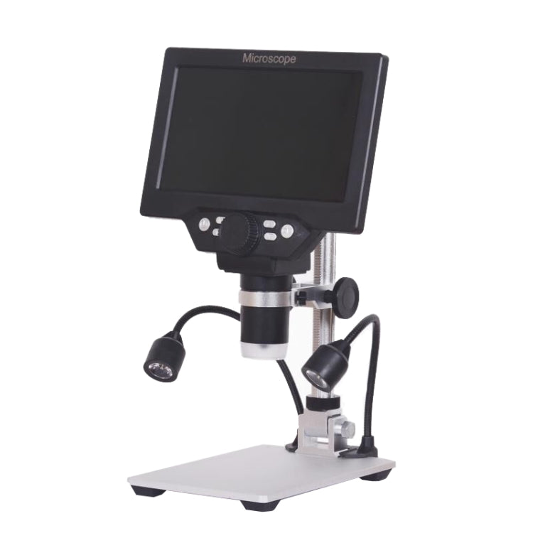 G1200D 7 Inch LCD Screen 1200X Portable Electronic Digital Desktop Stand Microscope(EU Plug Without Battery) - Digital Microscope by buy2fix | Online Shopping UK | buy2fix