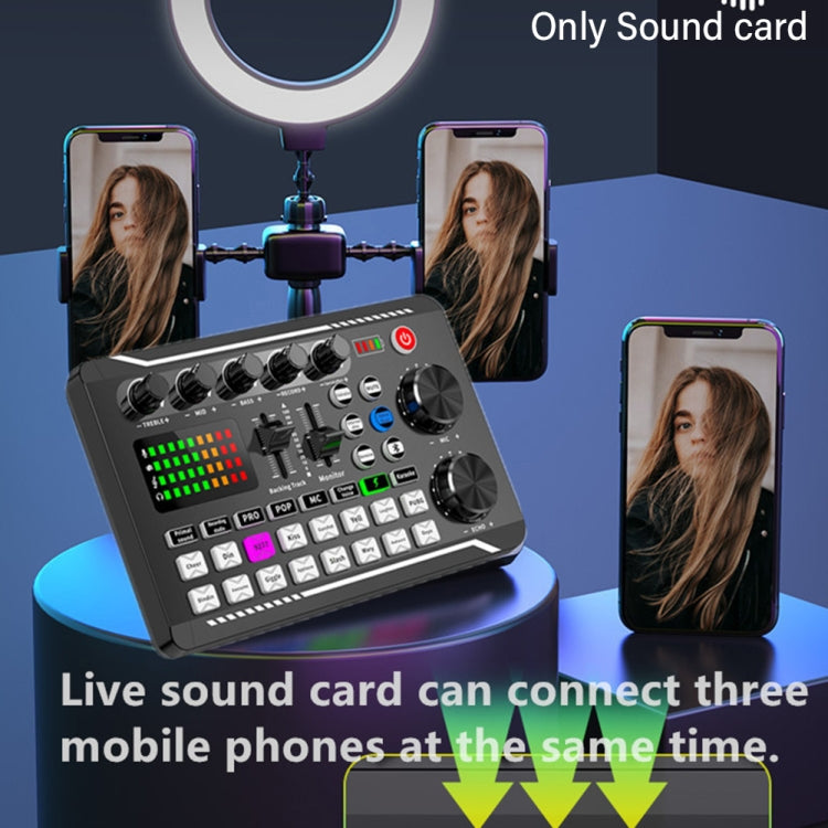 F998 Live Sound Card 16 Sound Effects Noise Reduction Mixers - Consumer Electronics by buy2fix | Online Shopping UK | buy2fix