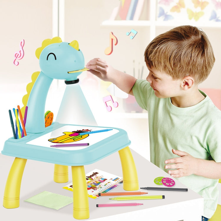 Children Multifunctional Projection Painting Toy Writing Board, wthout Watercolor Pen, Style: Blue (No Projection) - Drawing Toys by buy2fix | Online Shopping UK | buy2fix