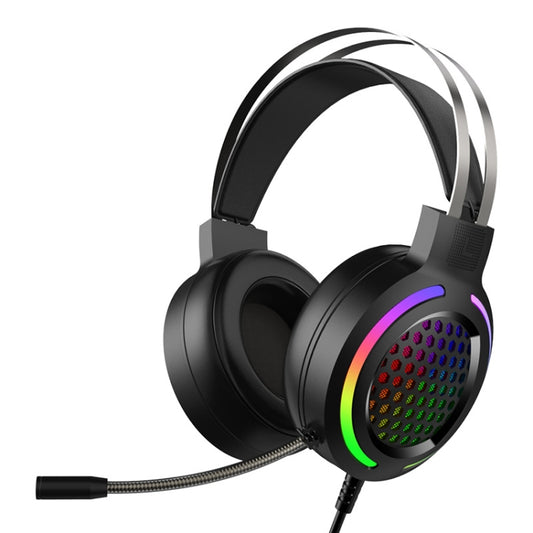FOREV G99 USB RGBHead-Mounted Wired Headset With Microphone, Style: 7.1 Channel  (Colorful Light Black) - Multimedia Headset by FOREV | Online Shopping UK | buy2fix