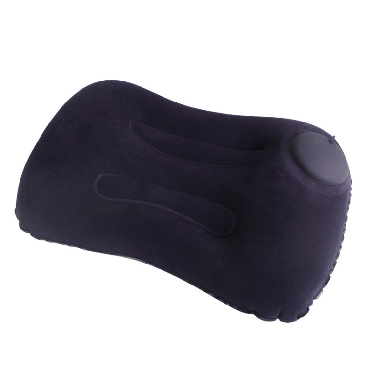 Travel Inflatable Press U-Shaped Neck Guard Pillow, Colour: Flocked U019-04（Navy Blue） - Cushions & Pillows by buy2fix | Online Shopping UK | buy2fix