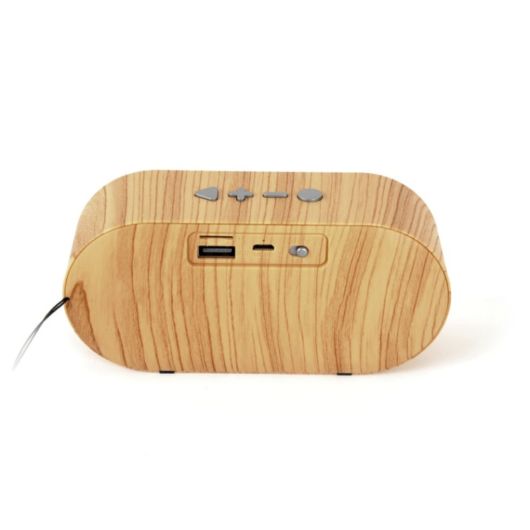 F3 Retro Wood-Grain Mini Bluetooth Speaker Support TF Card(Dark Grain) - Mini Speaker by buy2fix | Online Shopping UK | buy2fix