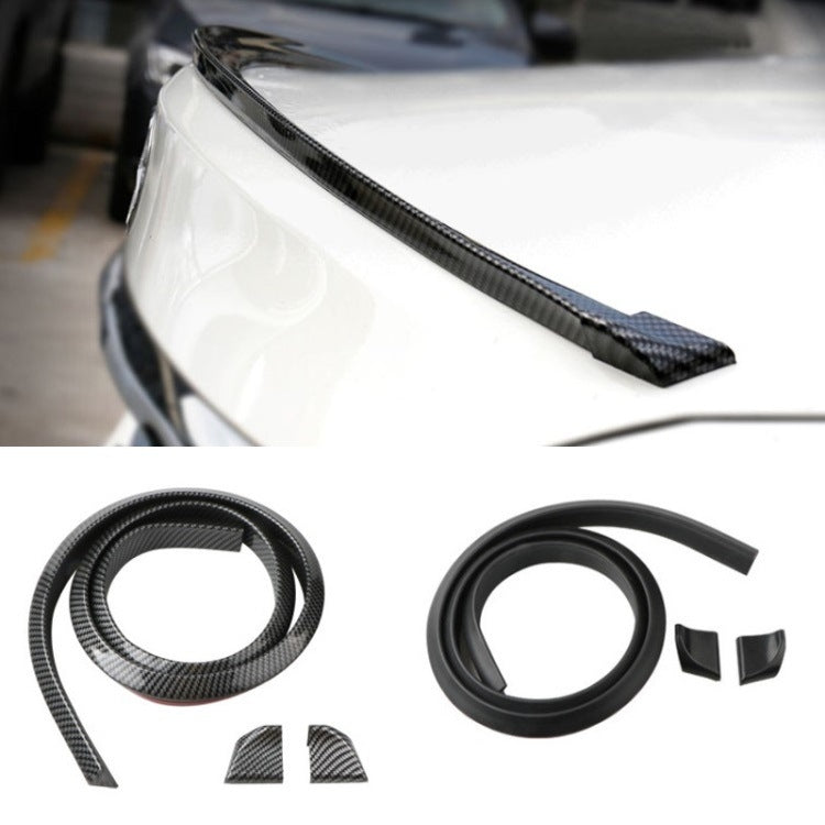 Car Universal Tail Paste Top Wing, Specification: 3.5cm Bright Black - In Car by buy2fix | Online Shopping UK | buy2fix