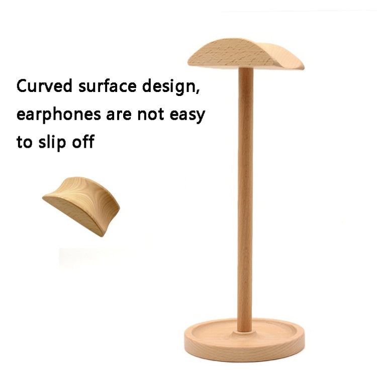 AM-EJZJ001 Desktop Solid Wood Headset Display Stand, Style: E - Apple Accessories by buy2fix | Online Shopping UK | buy2fix