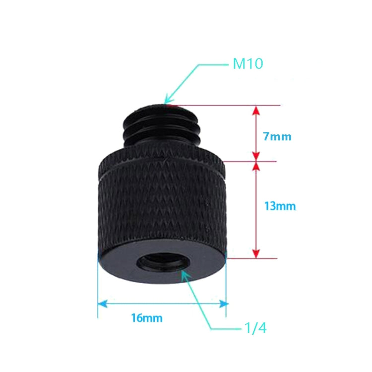 4 PCS Screw Adapter A22 1/4 Female to M10 Male  Screw - Camera Accessories by buy2fix | Online Shopping UK | buy2fix