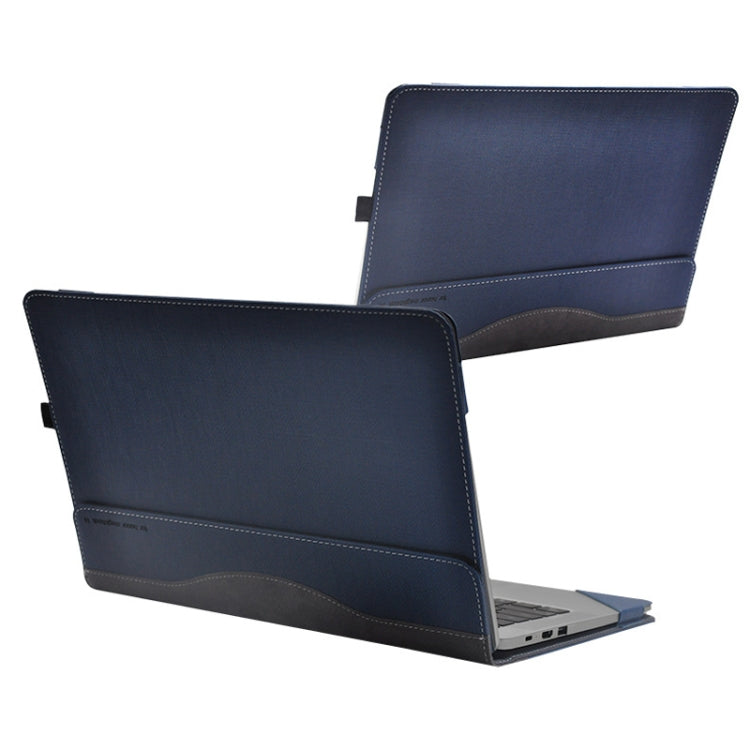 PU Leather Laptop Protective Case For Huawei Honor MagicBook(Dark Blue) - Other by buy2fix | Online Shopping UK | buy2fix