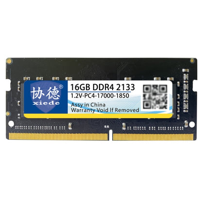 XIEDE X059 DDR4 NB 2133 Fully Compatible Laptop RAM, Memory Capacity: 16GB - RAMs by XIEDE | Online Shopping UK | buy2fix