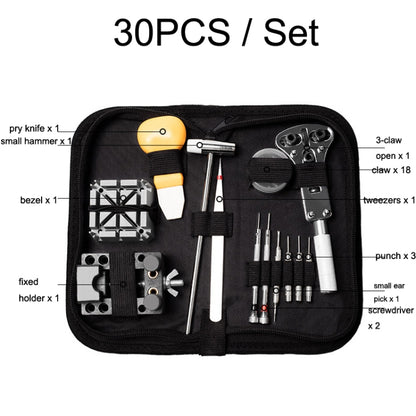 30 PCS / Set Watch Repair And Disassembly Tool Set - Watch Repair Tools by buy2fix | Online Shopping UK | buy2fix