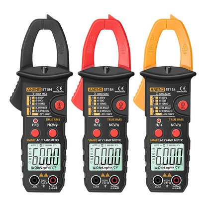 ANENG ST180 Digital Display Clamp AC & DC Intelligent Voltage Multimeter(Yellow) - Consumer Electronics by ANENG | Online Shopping UK | buy2fix