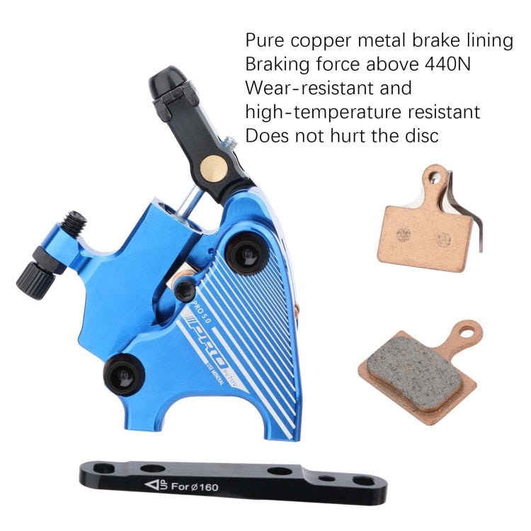 1 Pair IIIPRO Flat Mount Road Calipers Bilateral Brakes(Blue) - Outdoor & Sports by IIIPRO | Online Shopping UK | buy2fix