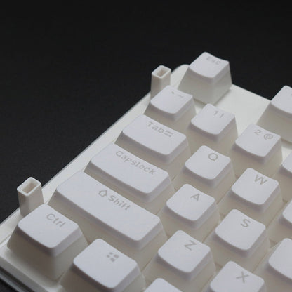 Pudding Double-layer Two-color 108-key Mechanical Translucent Keycap(Light Coffee) - Silicone / Sticker by buy2fix | Online Shopping UK | buy2fix