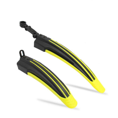 5 Sets  Dual Color Bicycle Mudguard Mountain Bike Fenders Set(Black Yellow) - Outdoor & Sports by buy2fix | Online Shopping UK | buy2fix