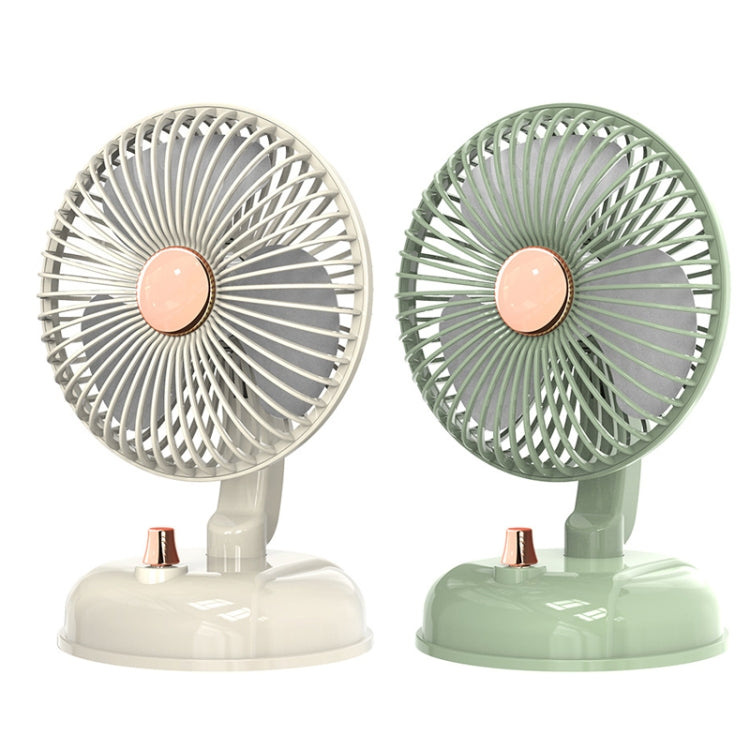 F10 Portable Quiet Desktop Retro Moving Head USB Fan(Bean Green) - Electric Fans by buy2fix | Online Shopping UK | buy2fix