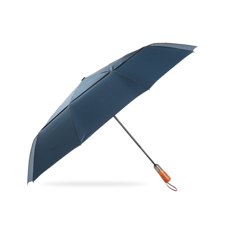 PARACHASE Ten-bone Double-layer Large Windproof Business Automatic Folding Umbrella(Navy) - Umbrellas by PARACHASE | Online Shopping UK | buy2fix