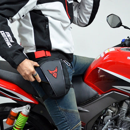 MOTOCENTRIC 11-MC-0105 Motorcycle Riding Leg Bag Waist Bag(Gray) - In Car by MOTOCENTRIC | Online Shopping UK | buy2fix