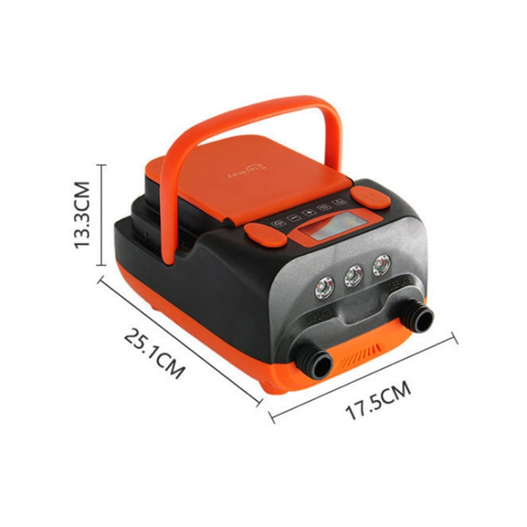 STERMAY SUP Paddle Board 16PSI LCD Display Rubber Boat Air Pump(EU Plug) - In Car by STERMAY | Online Shopping UK | buy2fix