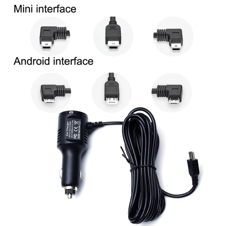 2PCS JY-032 USB Plug Digital Display Fast Charge Car Charger, Style: 3.5A + QC3.0(Mini Right Bend) - In Car by buy2fix | Online Shopping UK | buy2fix