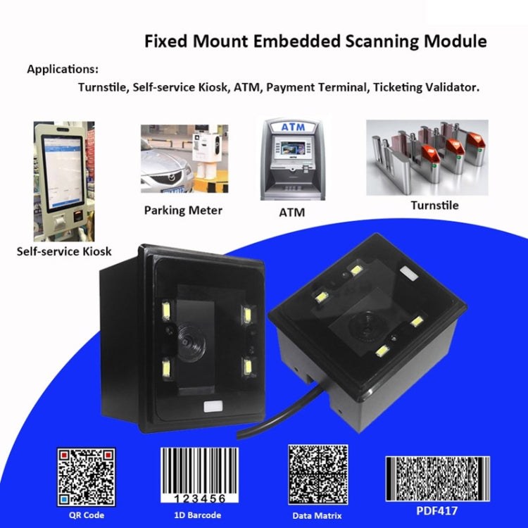 EVAWGIB DL-X922T QR Code Scanning Module Embedded Scanning Head, Interface: USB - Barcode Scanner by EVAWGIB | Online Shopping UK | buy2fix