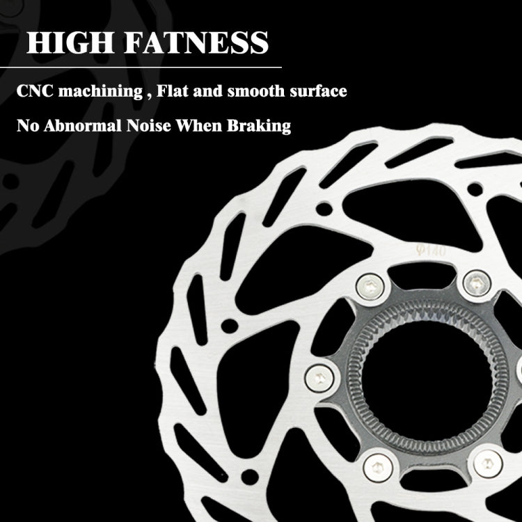 RACEWORK RS6 Mountain Bike Mid-lock Discs, Diameter: 140mm - Bicycle Brake Parts by RACEWORK | Online Shopping UK | buy2fix