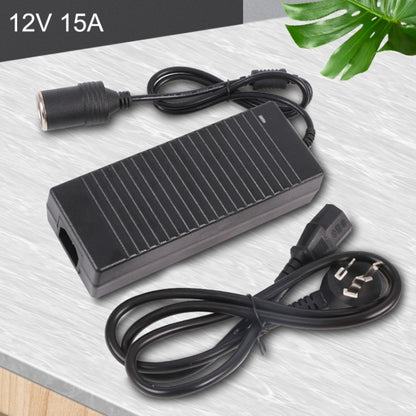 220V To 12V Power Converter 15A Car to Household Power Adapter, Plug Type: UK Plug - In Car by buy2fix | Online Shopping UK | buy2fix