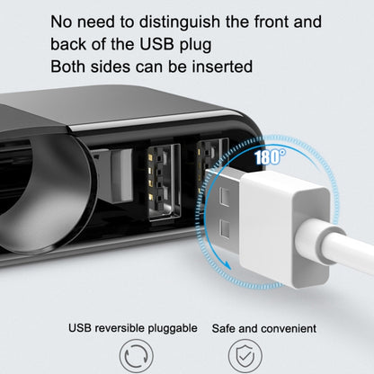 SHUNWEI Car Cigarette Lighter Charger 12/24V USB Converts Socket, Style: 2 Holes 2 USB Voltage - Car Charger by SHUNWEI | Online Shopping UK | buy2fix