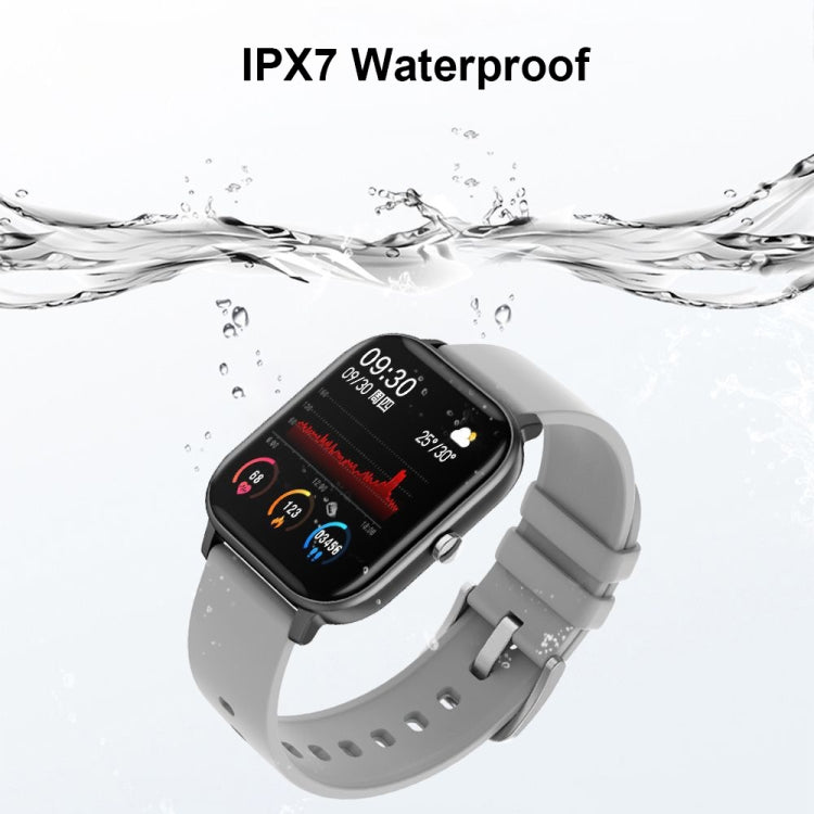 P8 1.4 Inch Heart Rate Blood Pressure Monitoring Smart Watch, Color: Silver Gray - Smart Wear by buy2fix | Online Shopping UK | buy2fix