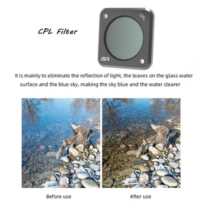 JUNESTAR Action Camera Filters For DJI Action 2,Style: ND64PL - Lens Filter by JUNESTAR | Online Shopping UK | buy2fix