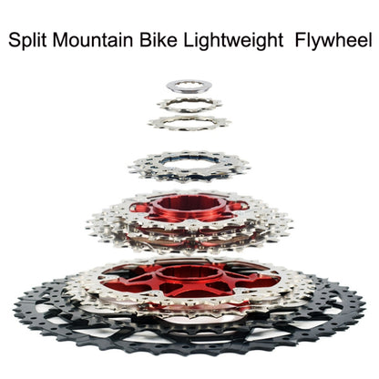 VG Sports Split Mountain Bike Lightweight Cassette Flywheel, Style: 12 Speed 50T (Black) - Outdoor & Sports by VG Sports | Online Shopping UK | buy2fix