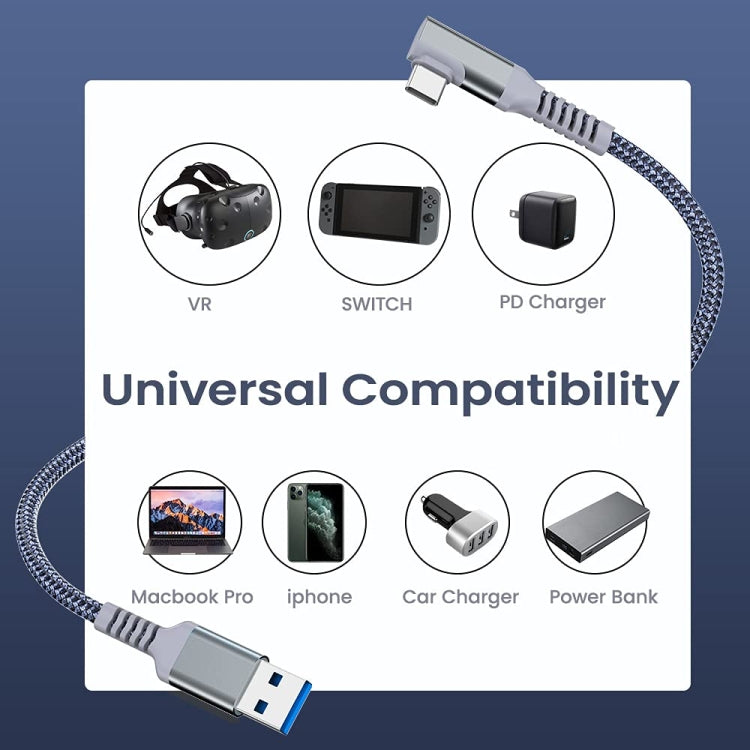 USB3.2 Gen1 VR Link Streamline For Oculus Quest 2, Model: C-C  Aluminum Shell 5M Black - Consumer Electronics by buy2fix | Online Shopping UK | buy2fix