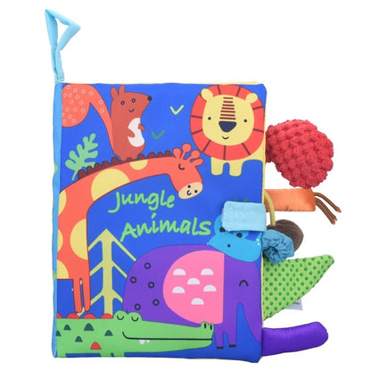 Tail Cloth Book Baby Enlightenment 3D Early Education Cloth Book(Jungle) - Toys & Hobbies by buy2fix | Online Shopping UK | buy2fix